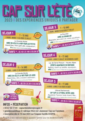 Lire la suite à propos de l’article CAP SUR L&rsquo;ÉTÉ 2023￼