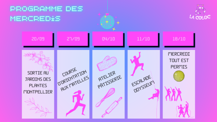 Lire la suite à propos de l’article LES MERCREDIS A LA COLOC&rsquo;