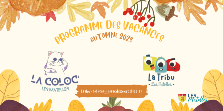 Lire la suite à propos de l’article Programme d&rsquo;animations vacances d&rsquo;octobre