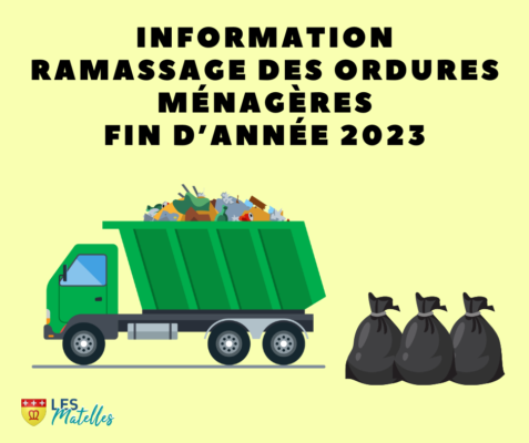 Lire la suite à propos de l’article INFORMATION : COLLECTE EXCEPTIONNELLE DES ORDURES MENAGERES