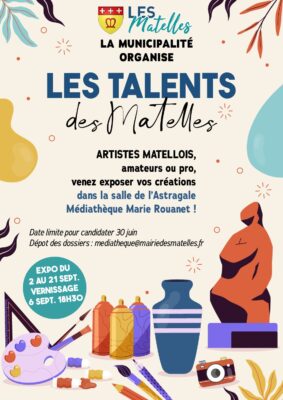 Lire la suite à propos de l’article INSCRIPTIONS 2024 | LES TALENTS DES MATELLES