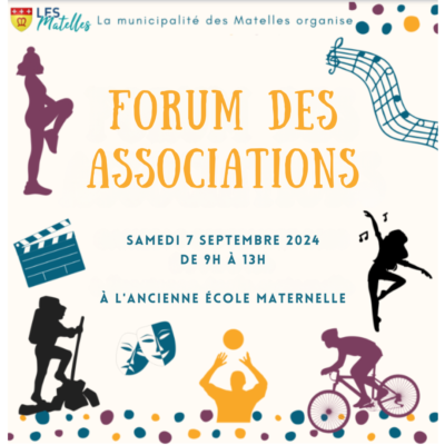 Lire la suite à propos de l’article Forum des Associations | Samedi 7 septembre