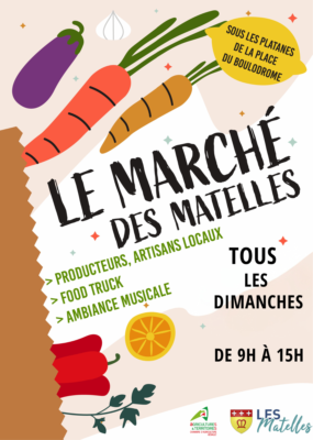Lire la suite à propos de l’article NOUVEAUTE 2025 : TOUS LES DIMANCHES !!!!!!! LE MARCHÉ DES PRODUCTEURS