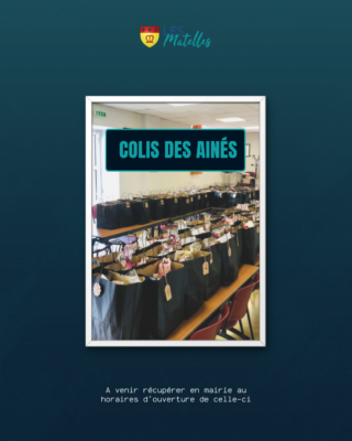 Lire la suite à propos de l’article Les colis des aînés sont prêts à être retirés en mairie dés le 22 janvier 2026 et jusqu’au 14 février 2026