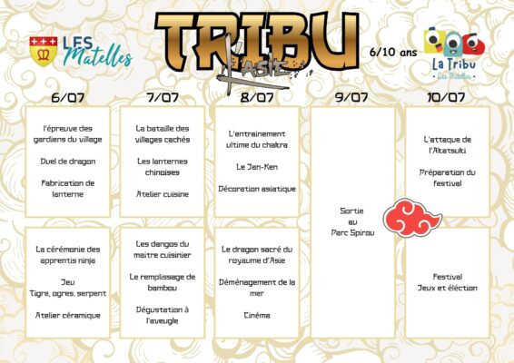 Lire la suite à propos de l’article Programme des vacances d&rsquo;été de la « Grande Tribu »